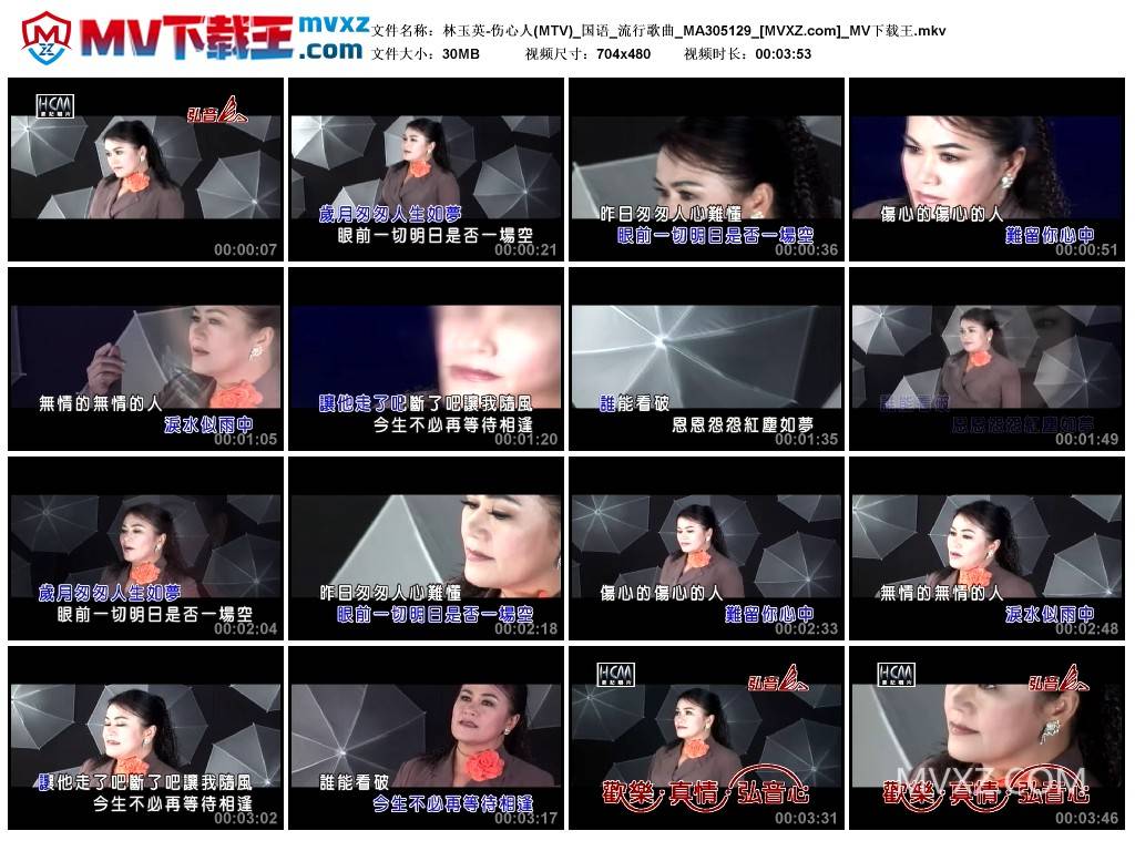 林玉英-伤心人(MTV)_国语_流行歌曲_MA305129